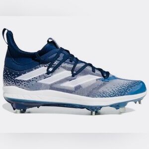Adidas Adizero Afterburner 7 Baseball Cleats Hp2177 Navy Blue Men's Size 15